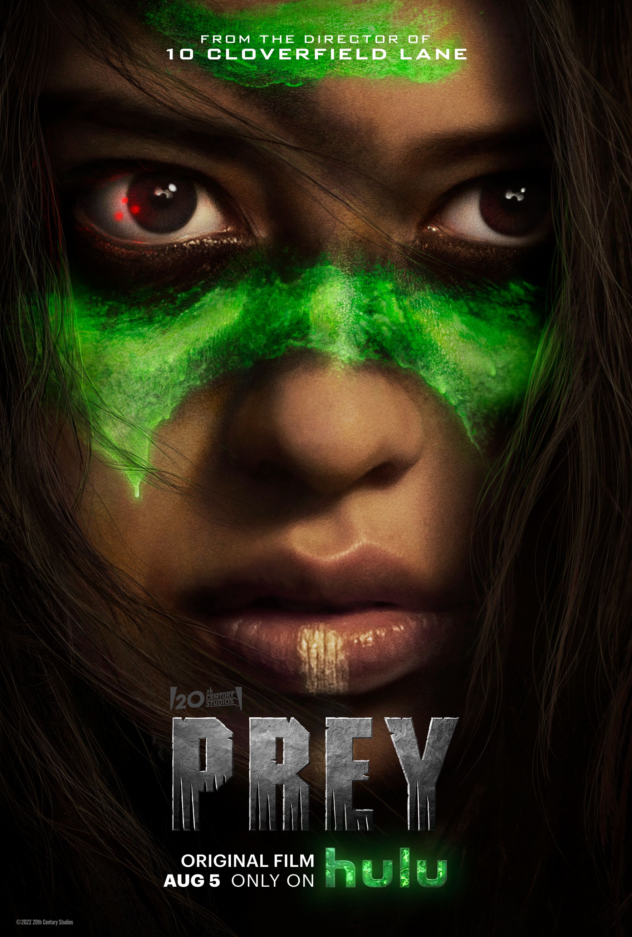 Naru (Amber Midthunder) on the poster of Prey