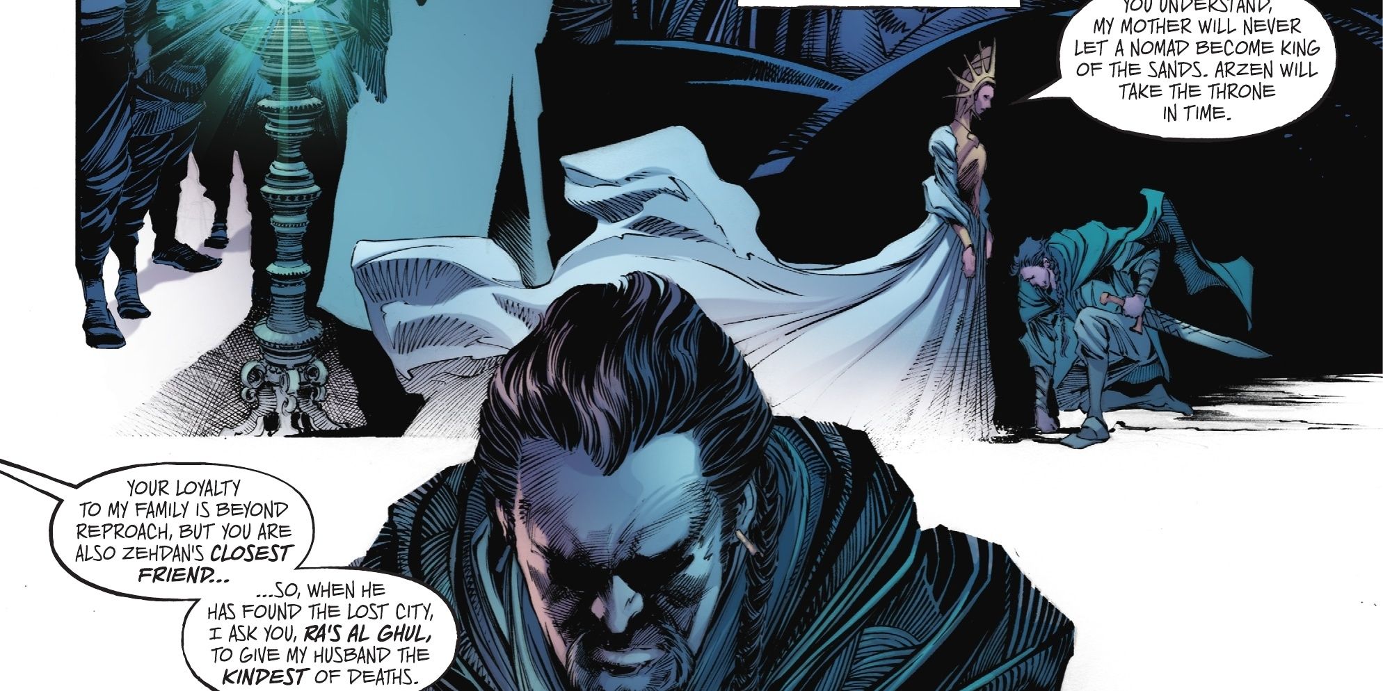 Princesa Orgham ordenou a morte de seu marido nas mãos de Ra's al Ghul em Detective Comics #1071