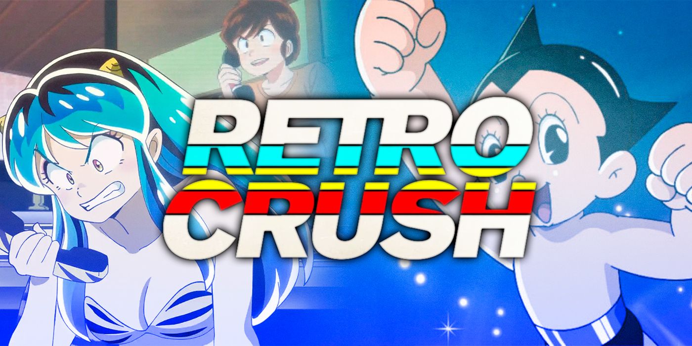 Retrocrush Logo with Osamu Tezuka's Astro Boy and Urusei Yatsura