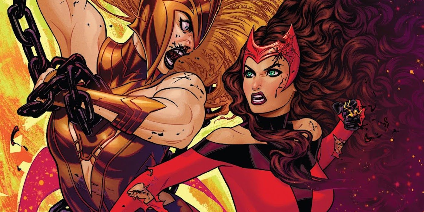 Scarlet Witch #3 has Wanda fighting Scythia 