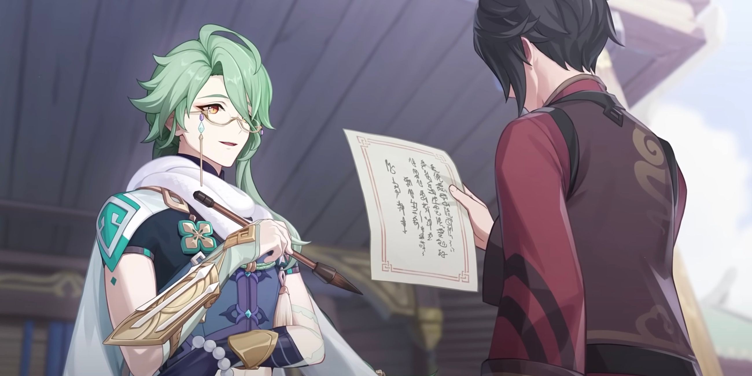 Genshin Impact: Baizhu dá uma receita atualizada a um paciente.