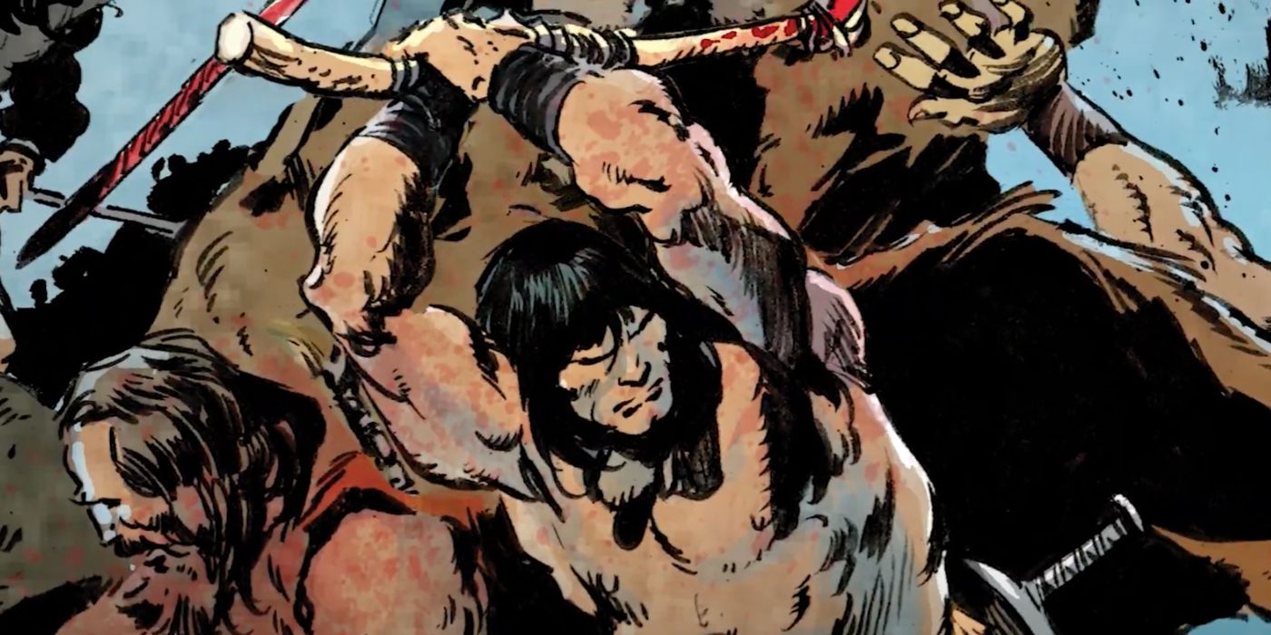 A battleworn Conan the Barbarian fights an undead horde in the trailer for Titan Comics' new series.