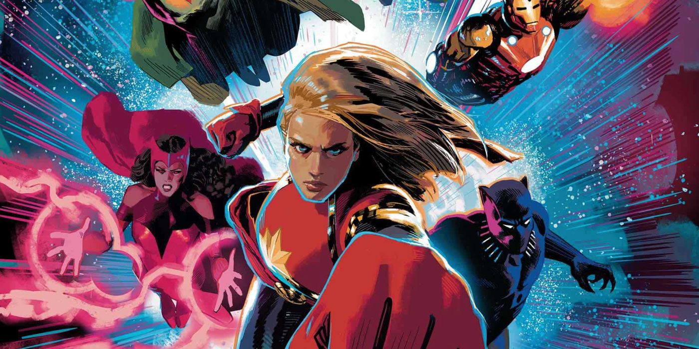 Captain Marvel names Iron Man second-in-command of Earth's Mightiest Heroes in Avengers #1.