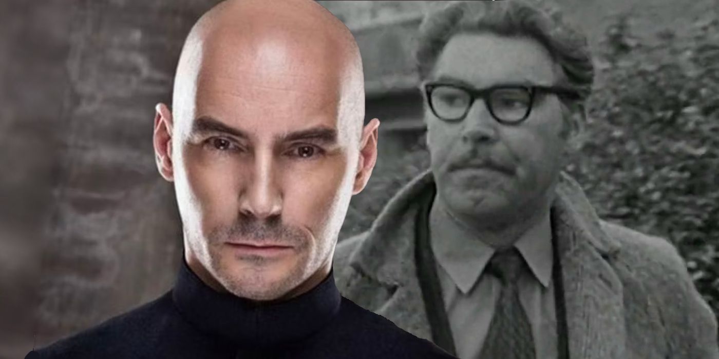 I conic comics creator Grant Morrison juxtaposed with their father, Walter Morrison