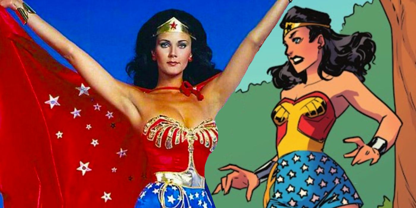 Dressed in Lynda Carter's costume, Diana Prince becomes trapped in a dream in DC's Wonder Woman #799