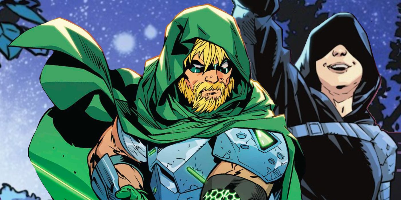 Green Arrow is trapped on a mysterious, cosmic island.