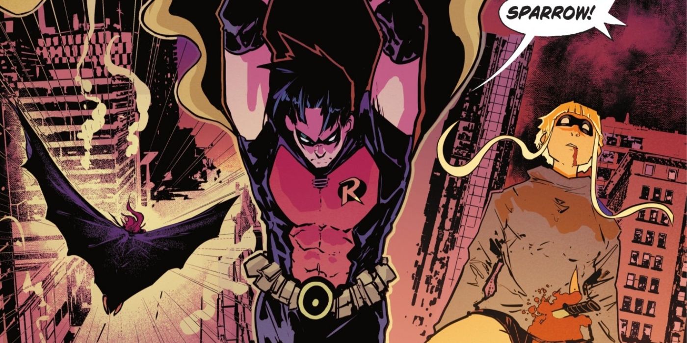 Tim Drake abandona Sparrow após ela ser esfaqueada