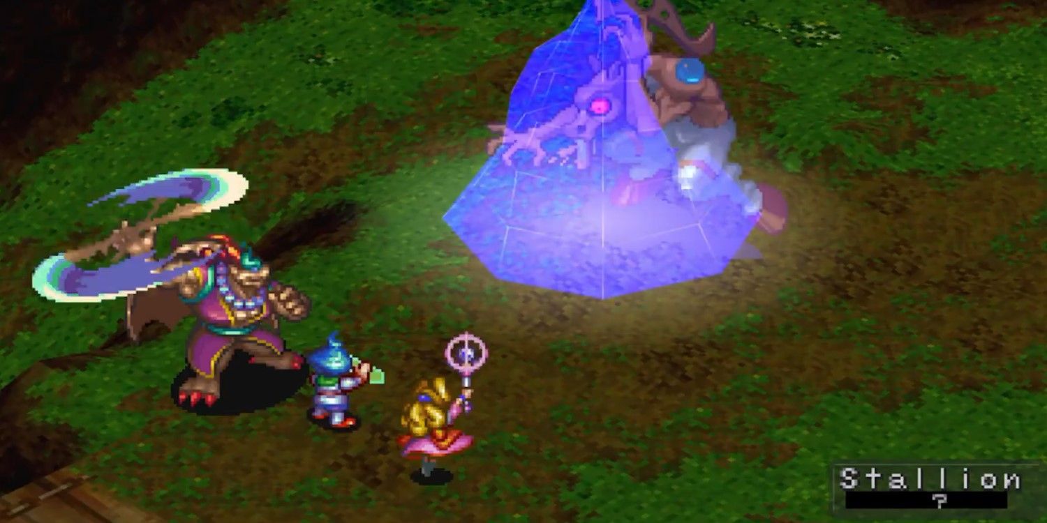 Luta contra o garanhão de Breath of Fire 3