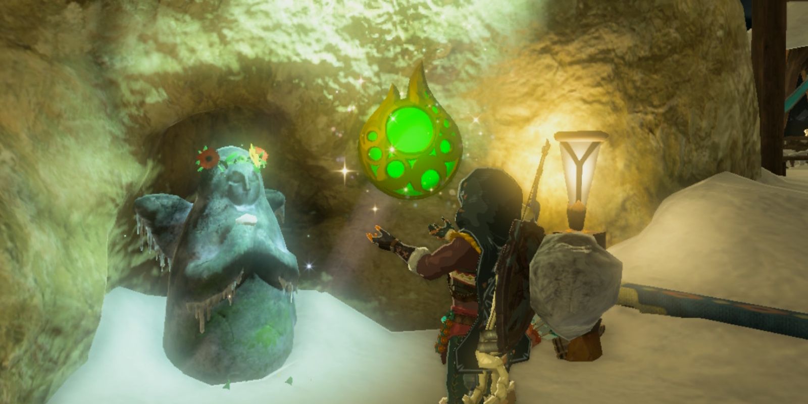 Link recebendo mais resistência em Tears of the Kingdom.