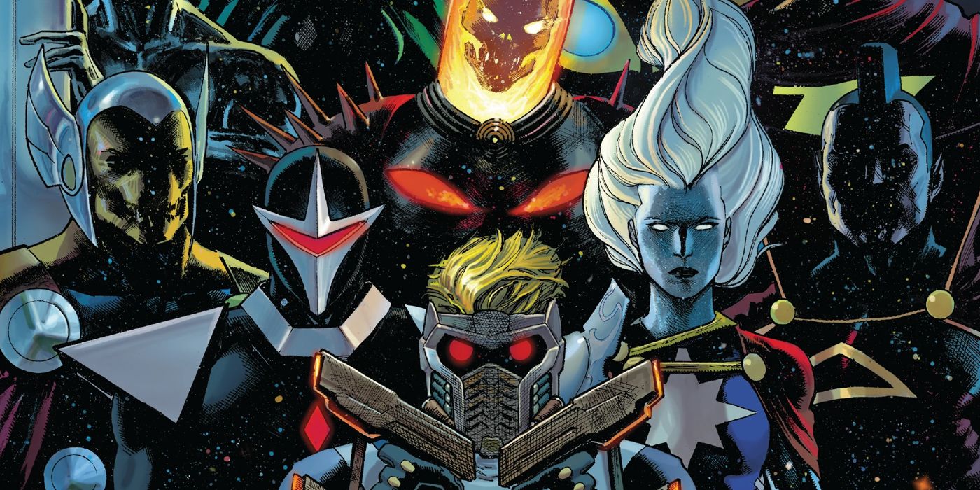 Star-Lord and other cosmic characters from The Final Guantlet storyline