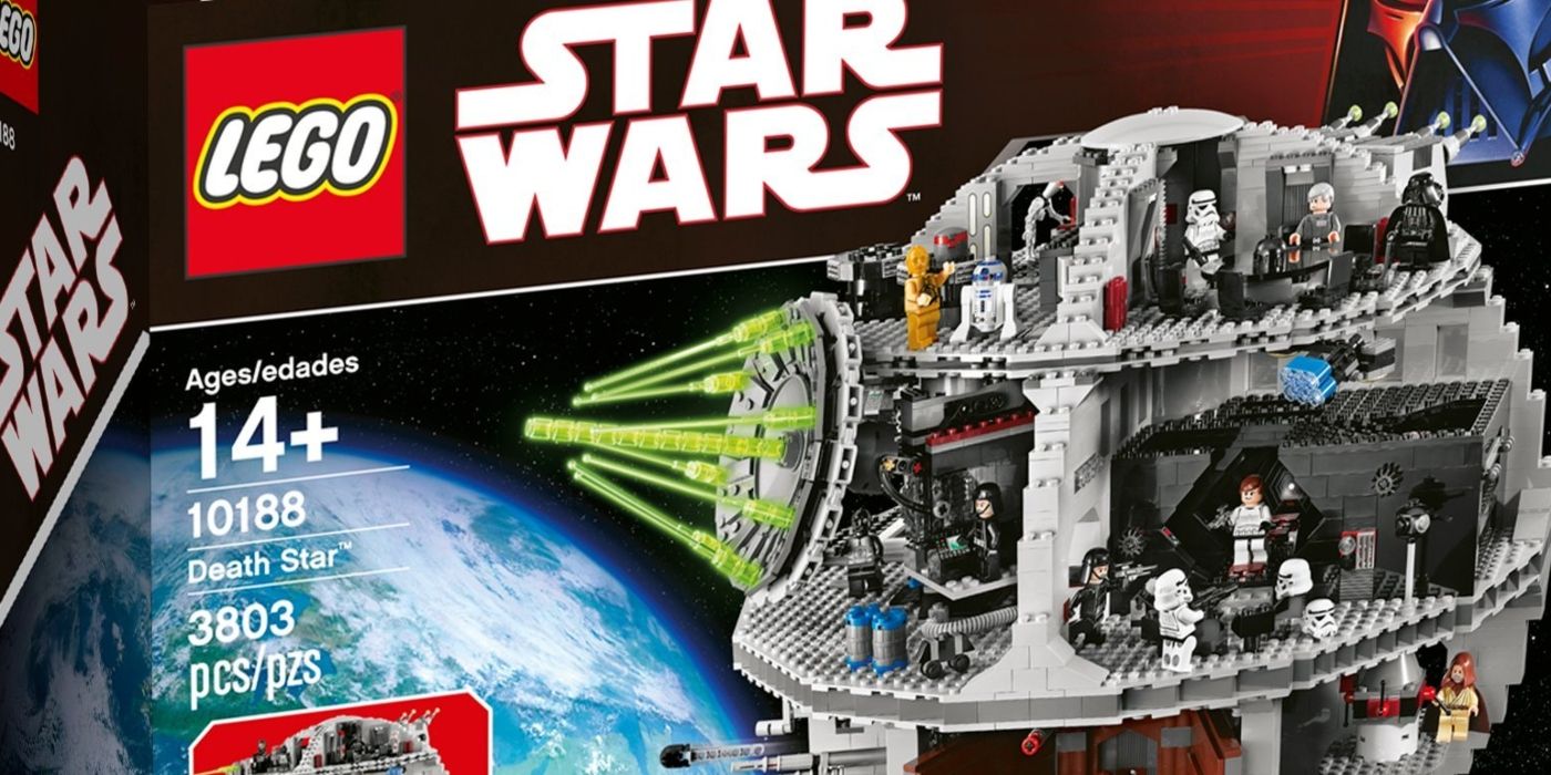 A arte da caixa para a Star Wars LEGO Death Star