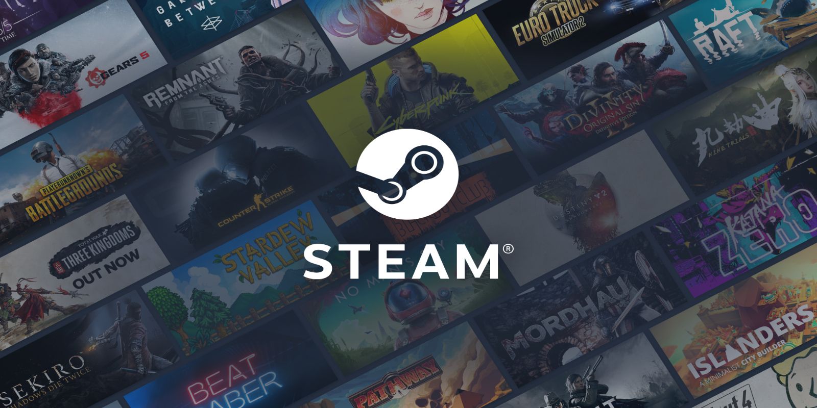 Image of Steam front page