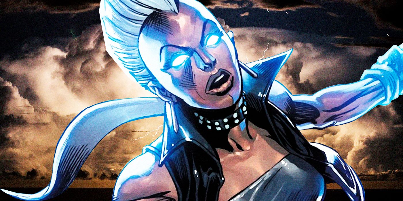 Storm harnesses the power of lightning in Marvel Comics