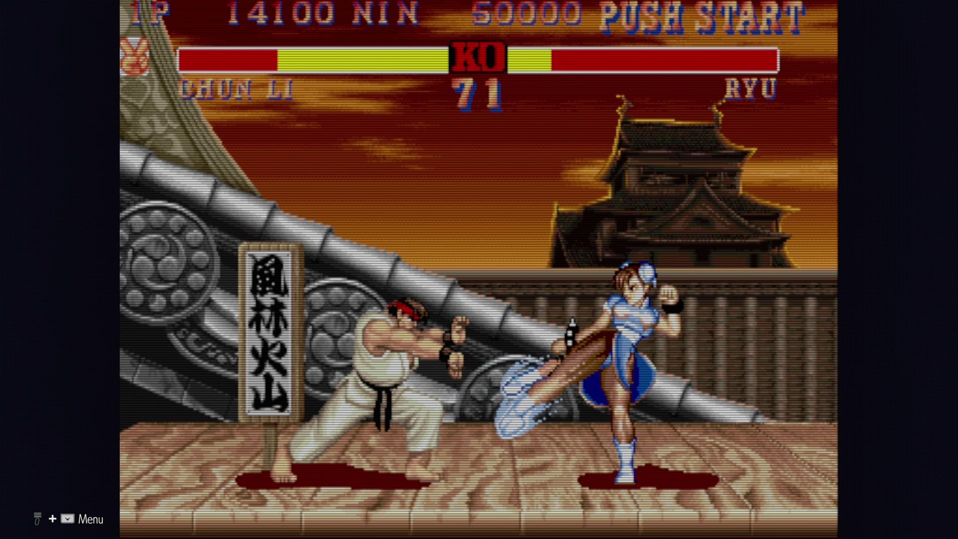 Ryu and Chun-Li face off in SF6's port of Street Fighter II.