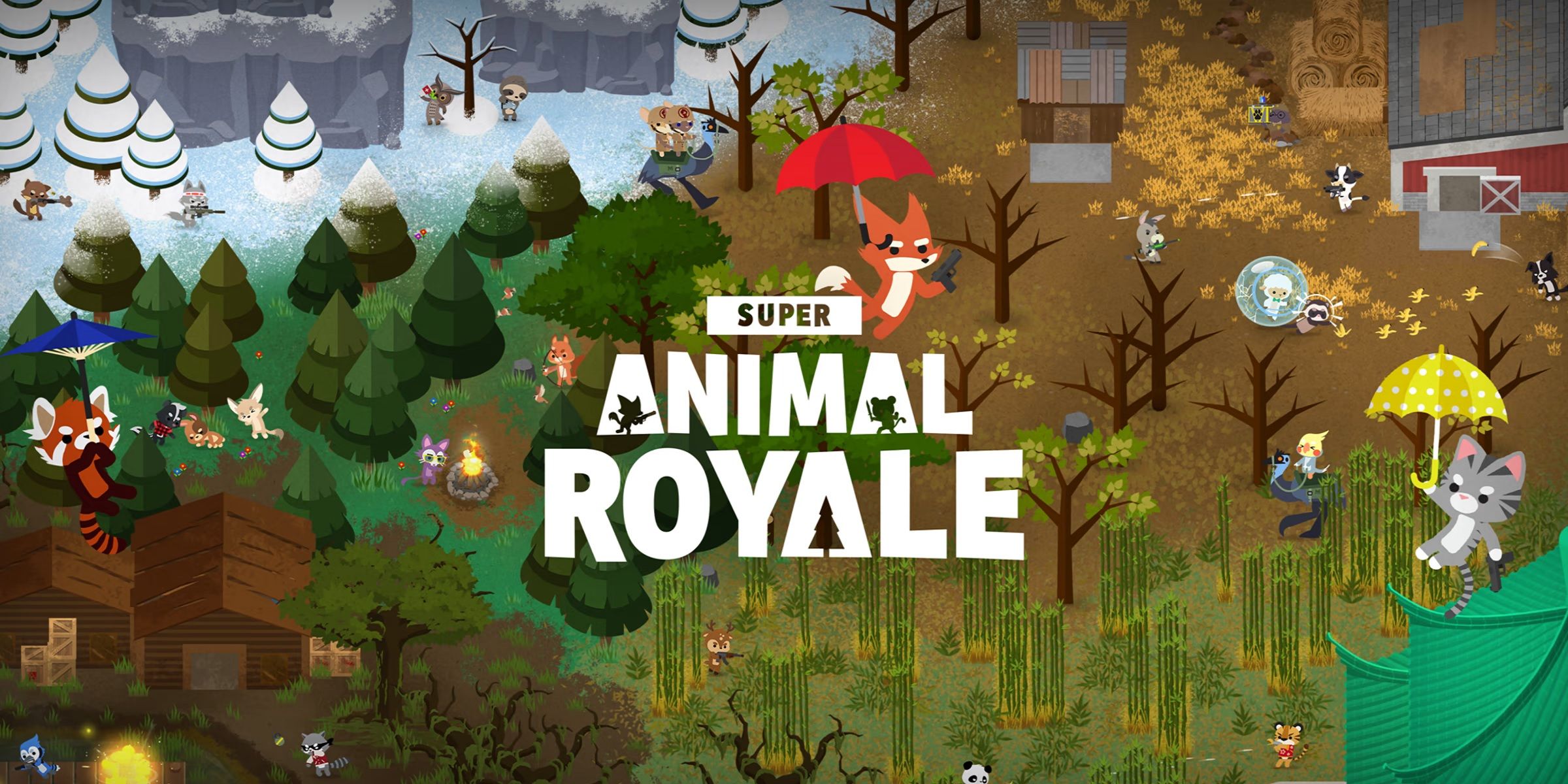 Cover of the battle royale game Super Animal Royale