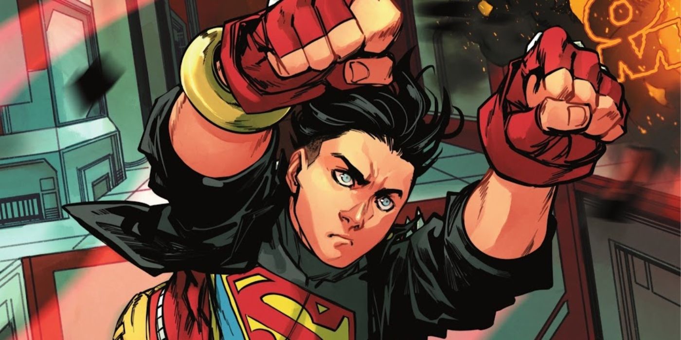 Superboy flying in #2 of DC's Superboy: The Man of Tomorrow