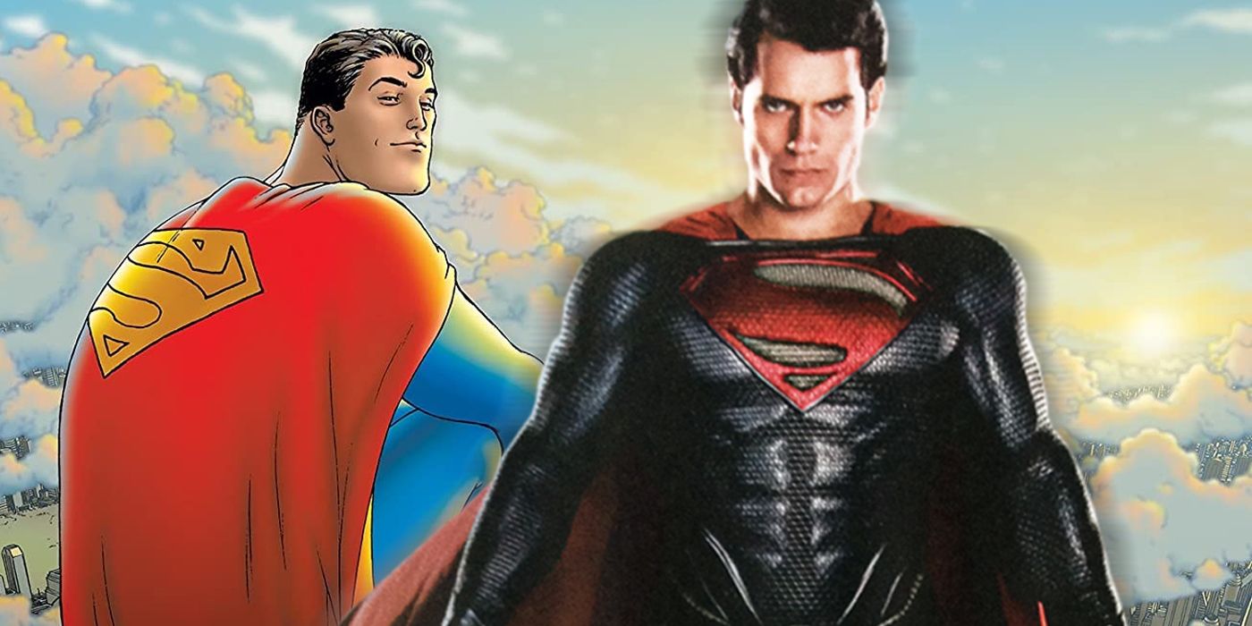 Superman Man of Steel wearing recovery suit and Superman Legacy