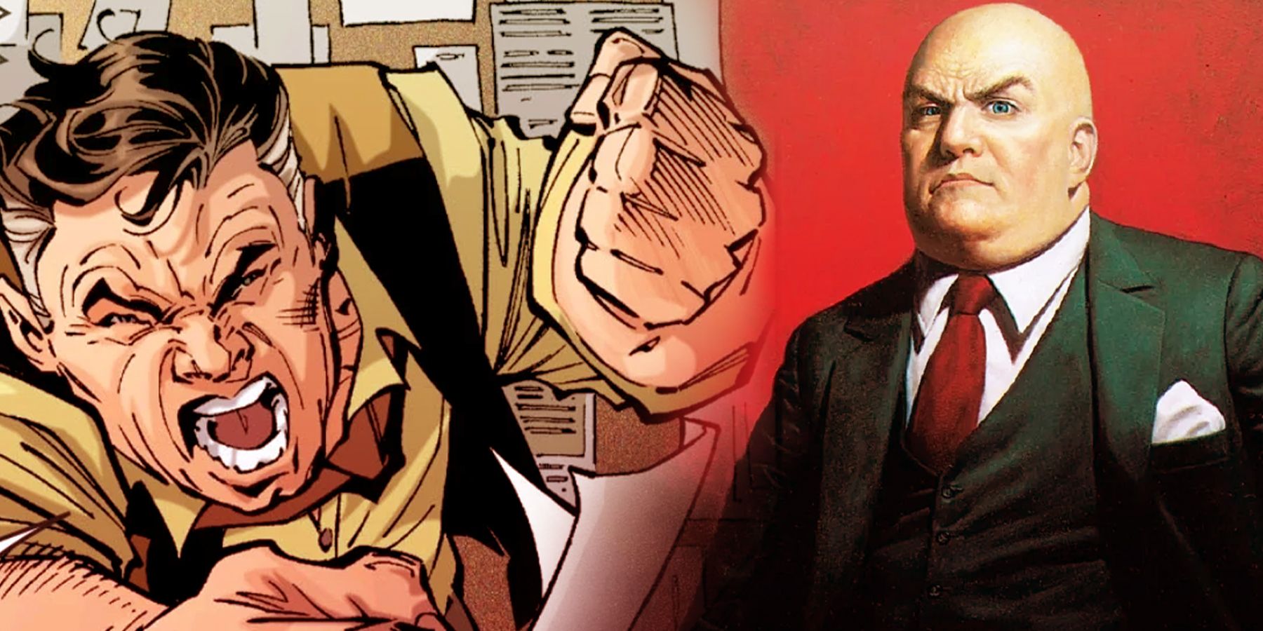 Lex Luthor and Perry White of DC Comics