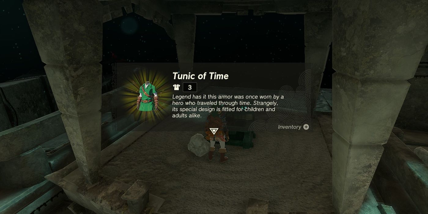 The Legend of Zelda: Tears of the Kingdom – acquiring the Tunic of Time
