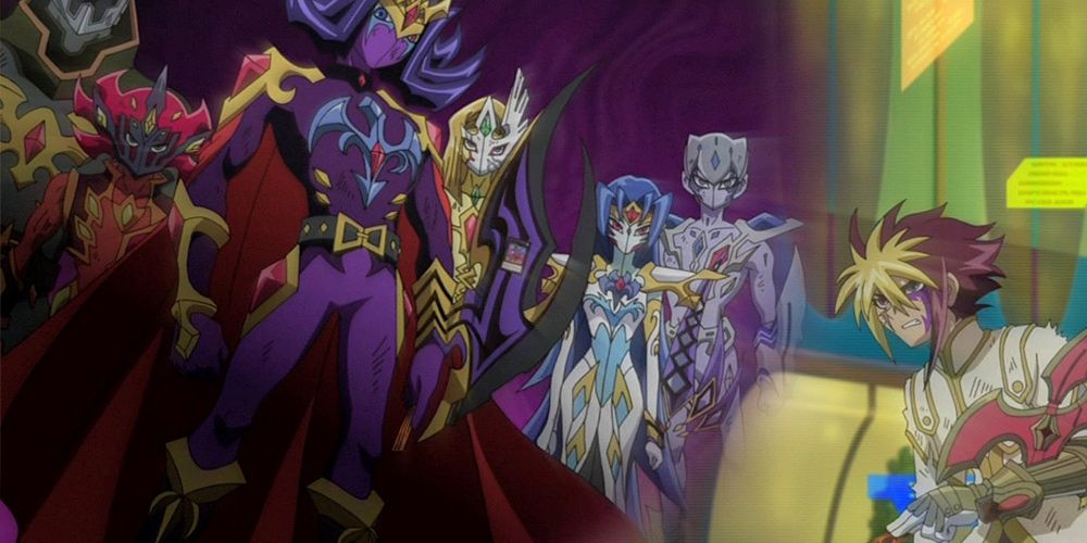 The Barian Emperors dominate Quattro in Yu-Gi-Oh! ZEXAL