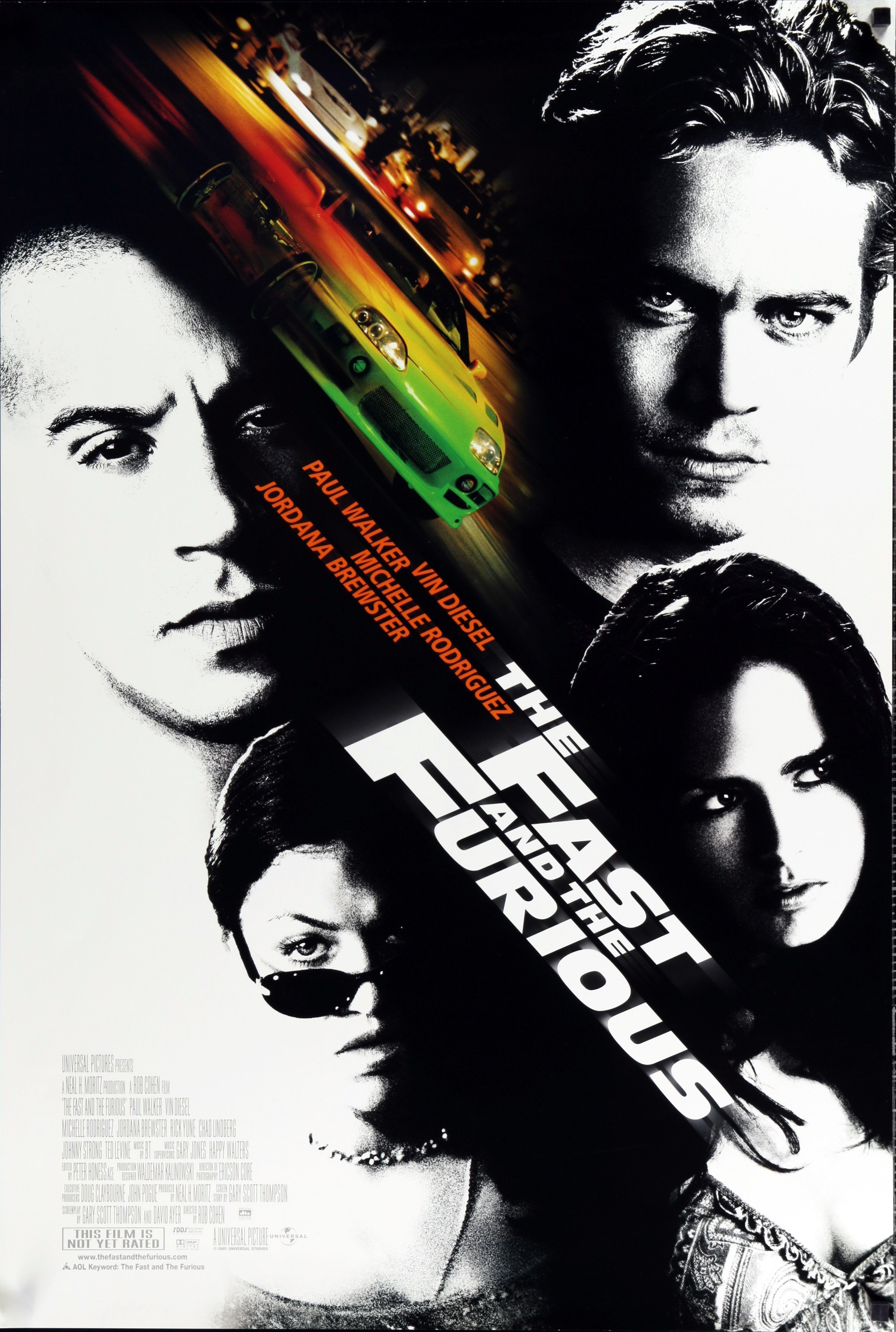 The Fast and the Furious Film Poster