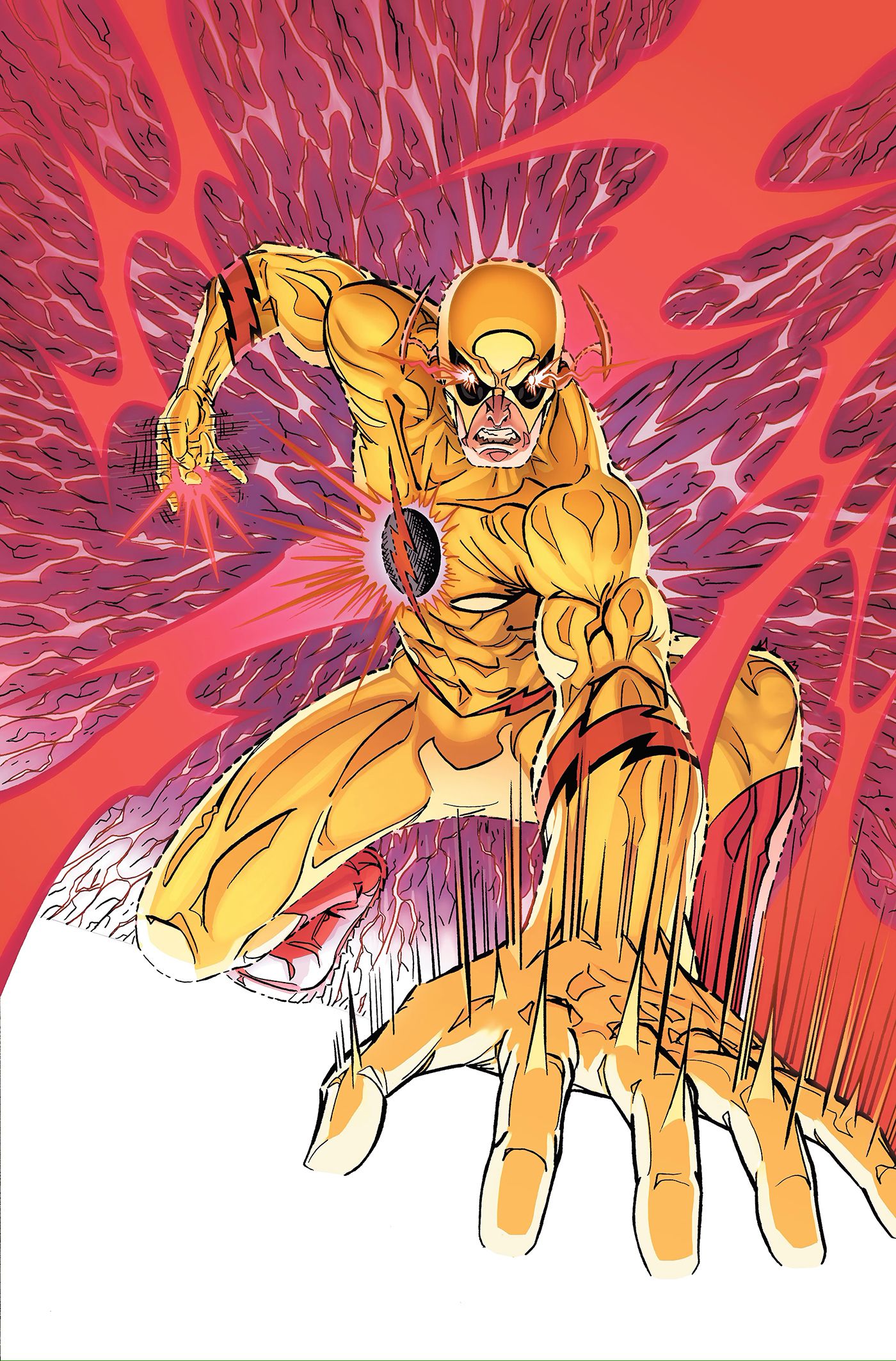 DC villain Professor Zoom/Hunter Zolomon drawn by Scott Kolins for The Flash #800 (2023).