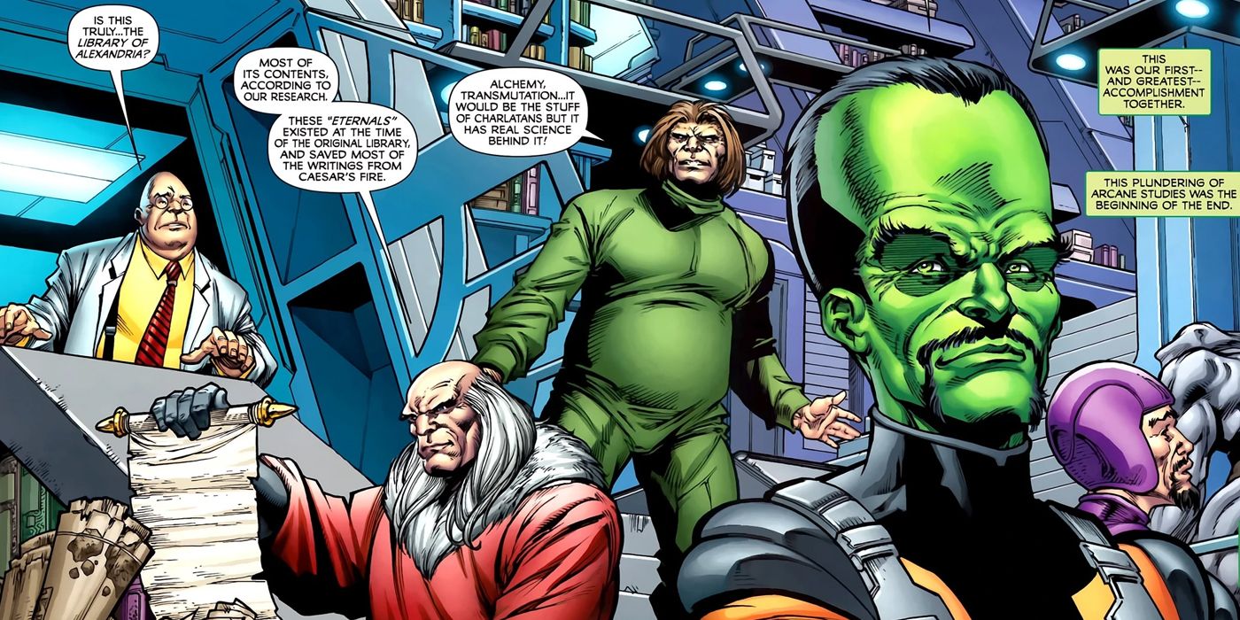 The Intelligencia of Marvel supervillains as they explore the Library of Alexandria