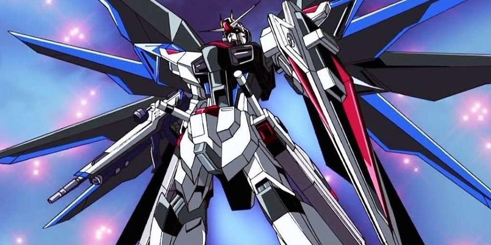 The Strike Freedom unleashes its true power in Gundam SEED