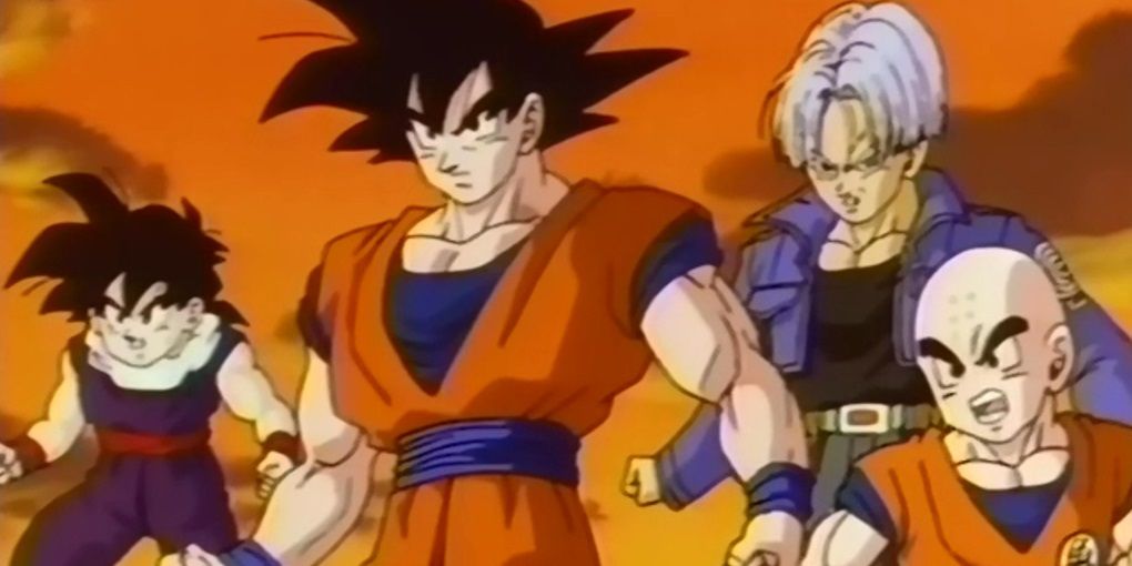 The Z Fighters face off against Cell in Dragon Ball Z Goku's World