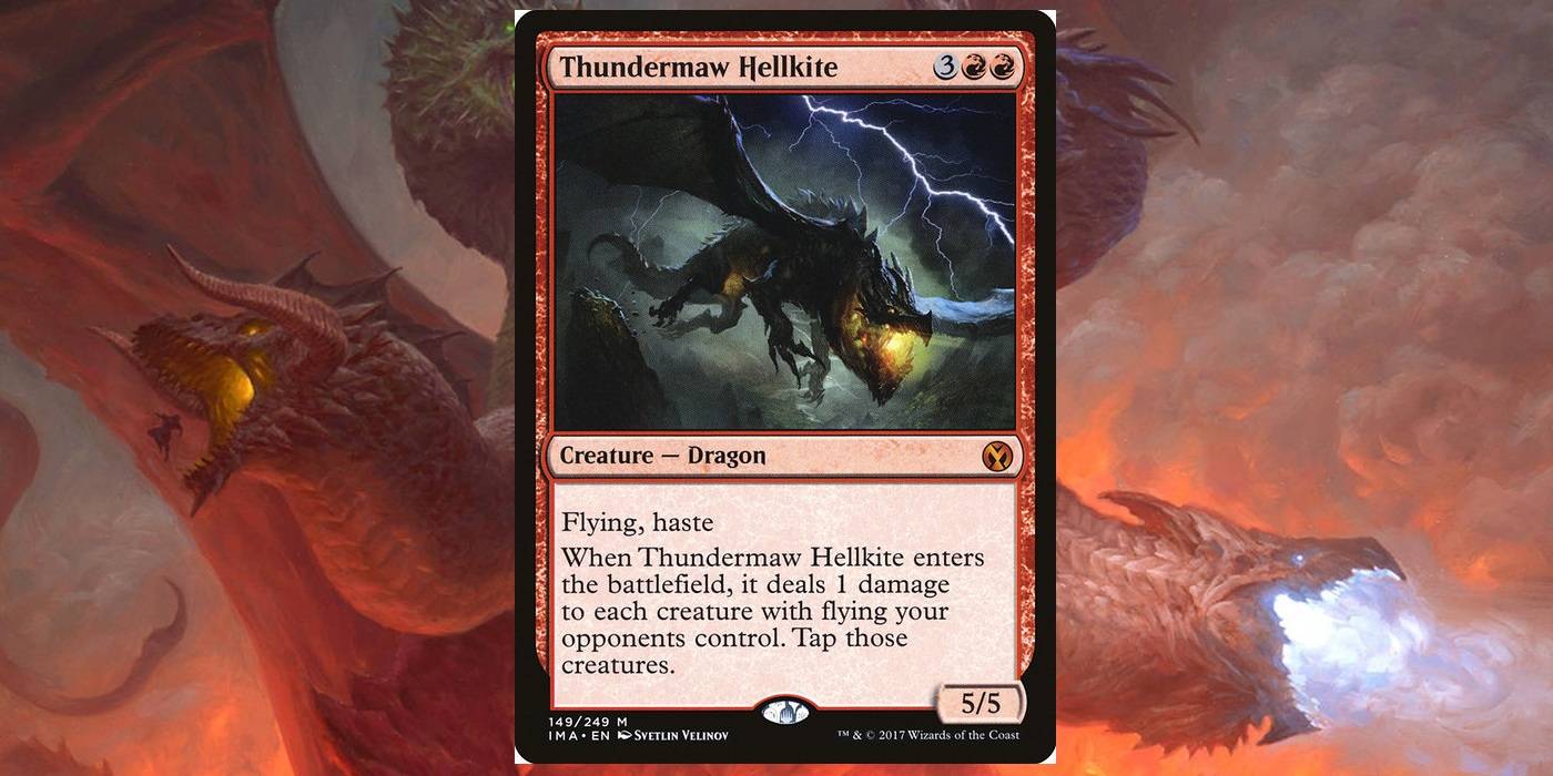 Magic: The Gathering - Thundermaw Hellkite (Nibbio Infernale) - Rara Mitica - Set Magic 2013 (M13) - Carta Singola