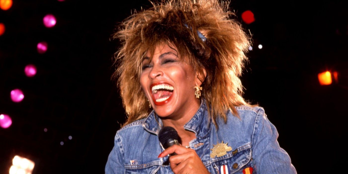 Tina Turner singing in the 1980s
