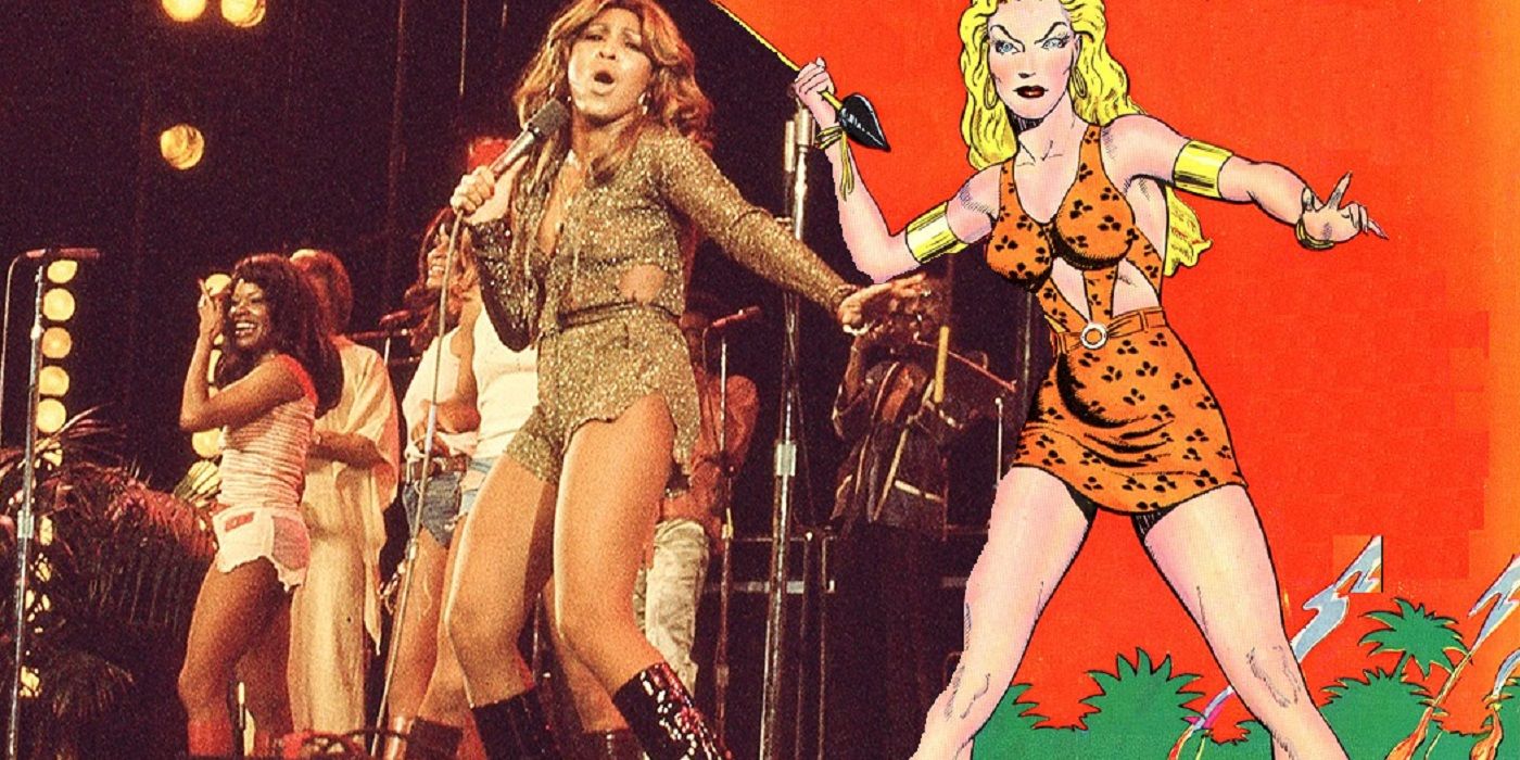 Tina Turner and Sheena Queen of the Jungle