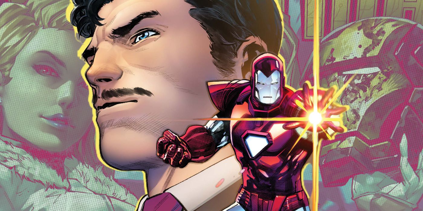 Tony Stark and Iron Man Charging up repulsor
