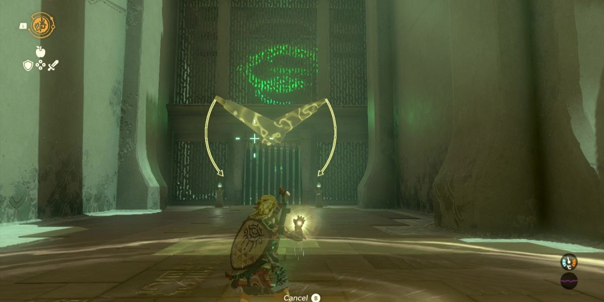Tears of the Kingdom Link Using Recall on an object to rewind time