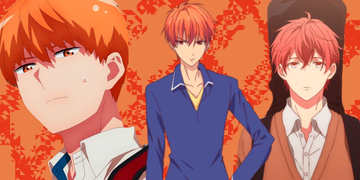 Tsukasa Kazuki (Romantic Killer), Kyo Sohma (Fruits Basket); Mafuyu Sato (Given) collage. 