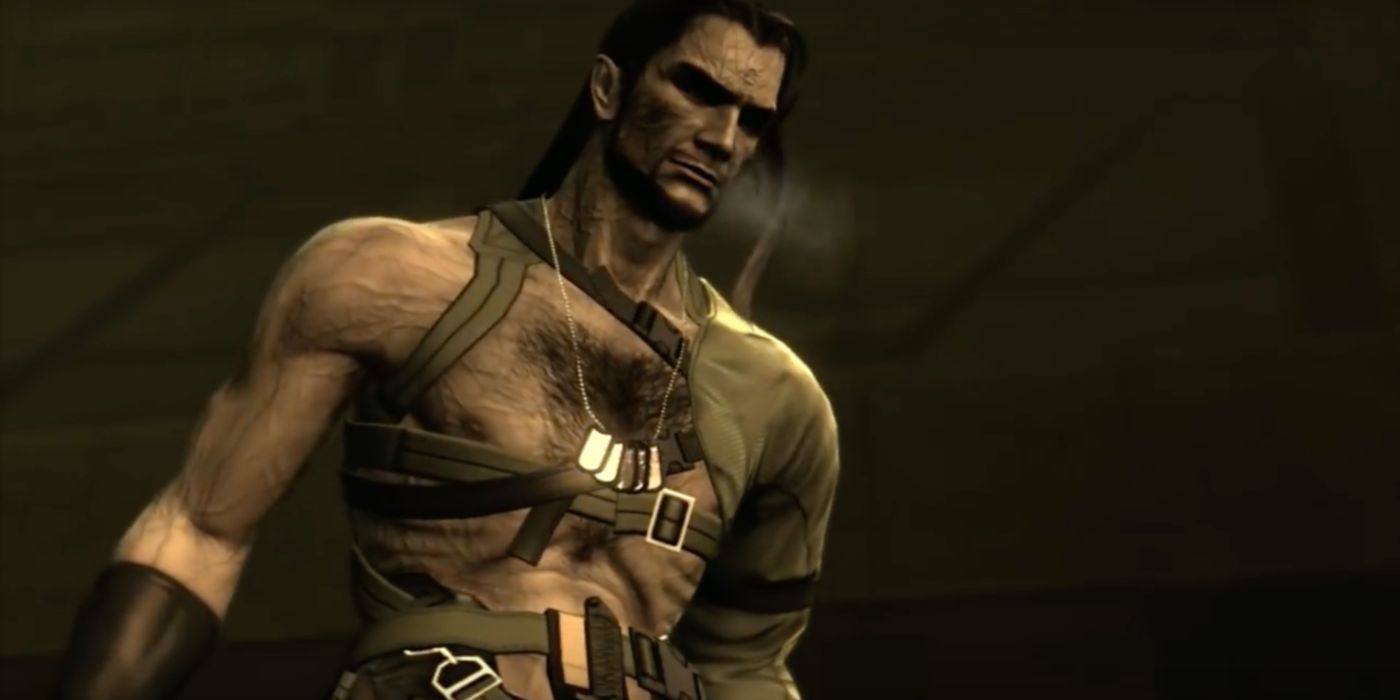 Uma captura de tela de Metal Gear Solid 4: Guns of the Patriots mostrando Vamp.