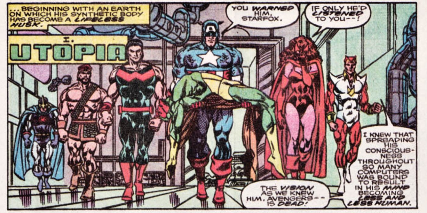 E se... #19 Visão é lamentada pelos Vingadores