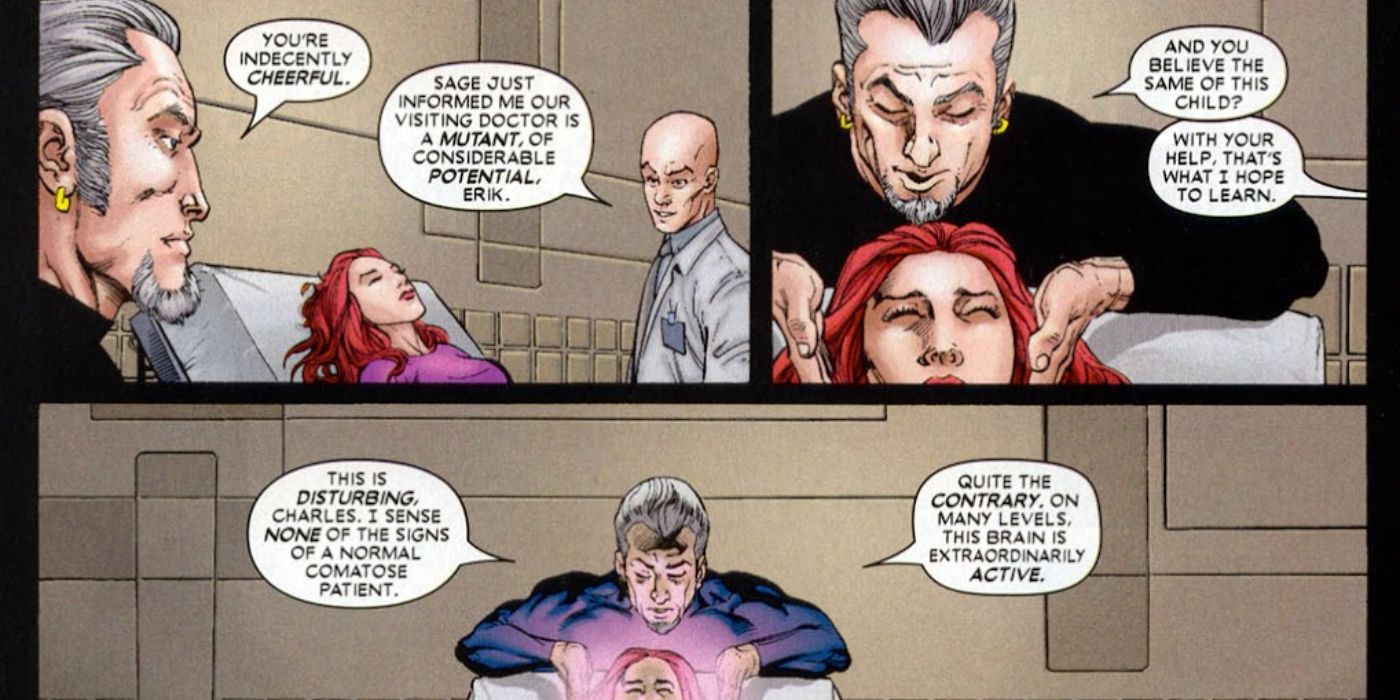 Magneto et le professeur X travaillent ensemble.