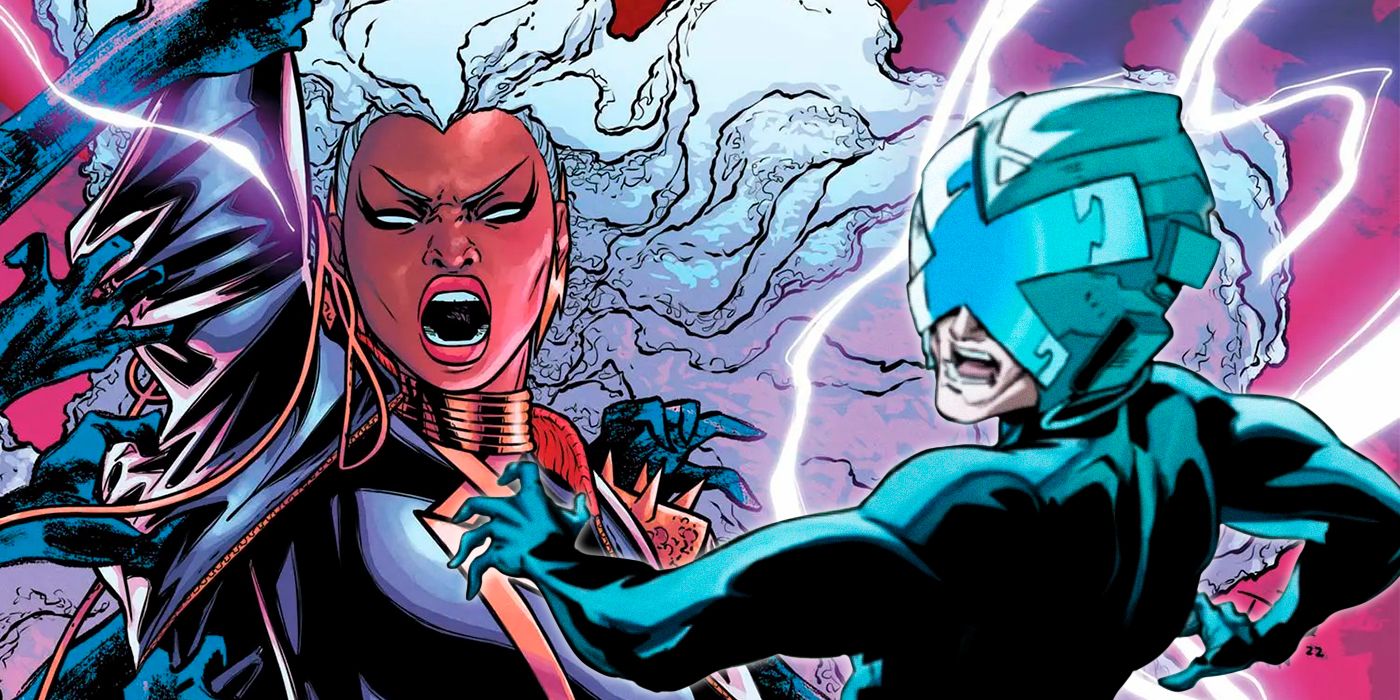 X-Men Red Xavier e Tempestade na Marvel Comics