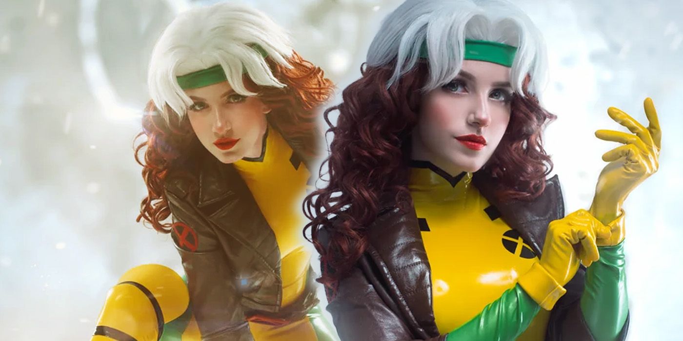 Cosplay of Rogue from X-Men: The Animated Series.