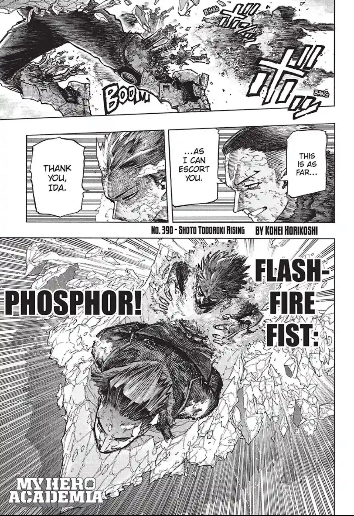 MHA Chapter 390: The Todoroki Family Drama Comes to an Emotional End
