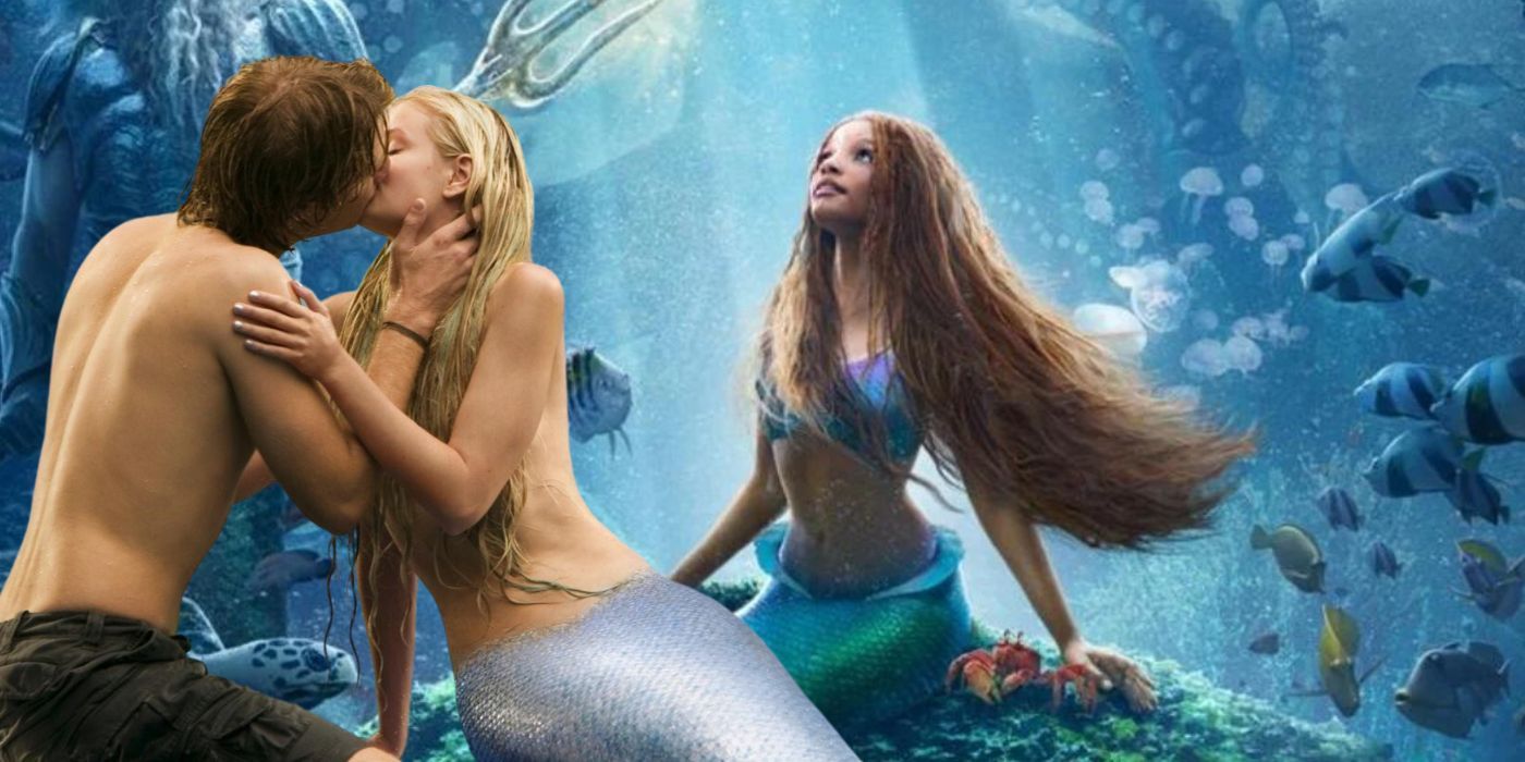 A combined image of Aquamarine (2006) and Disney's The Little Mermaid remake