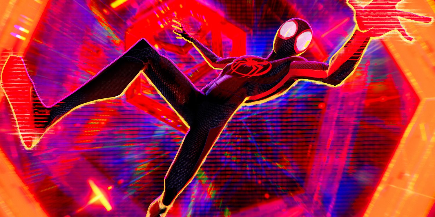 Miles Morales/Spider-Man on the artwork for Spider-Man: Across the Spider-Verse's official score