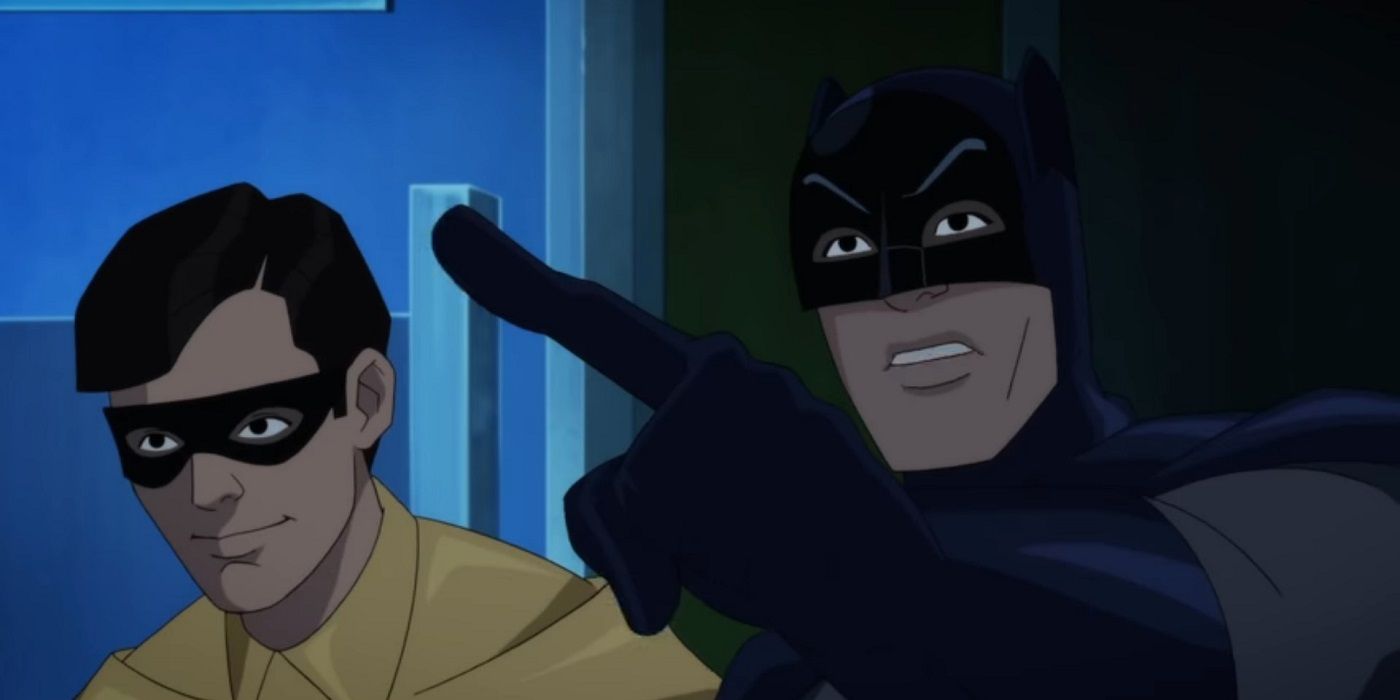 Adam West e Burt Ward em Batman O Retorno dos Cruzados Caped