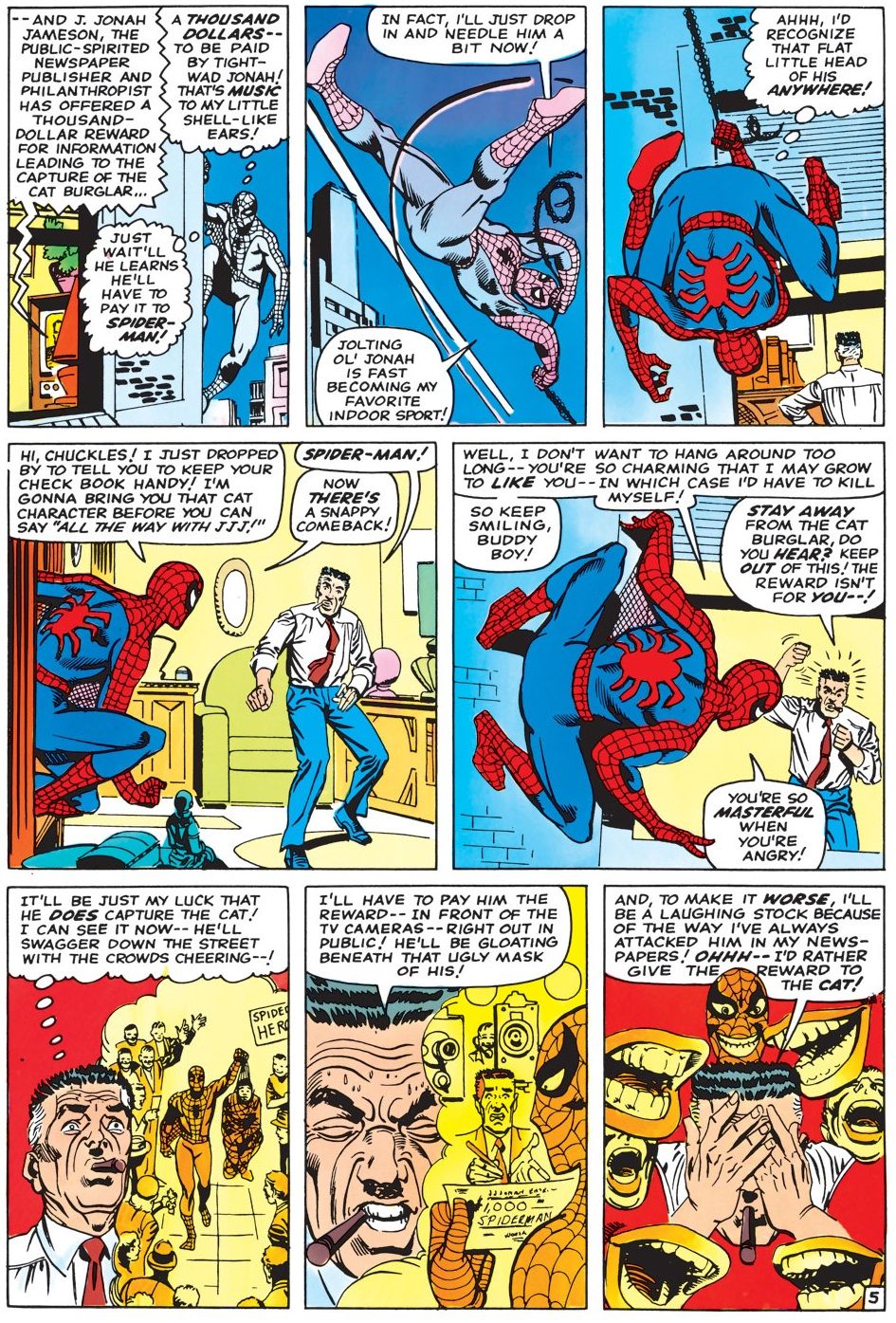 O Homem-Aranha decide capturar o Gato para obter a recompensa de J. Jonah Jameson