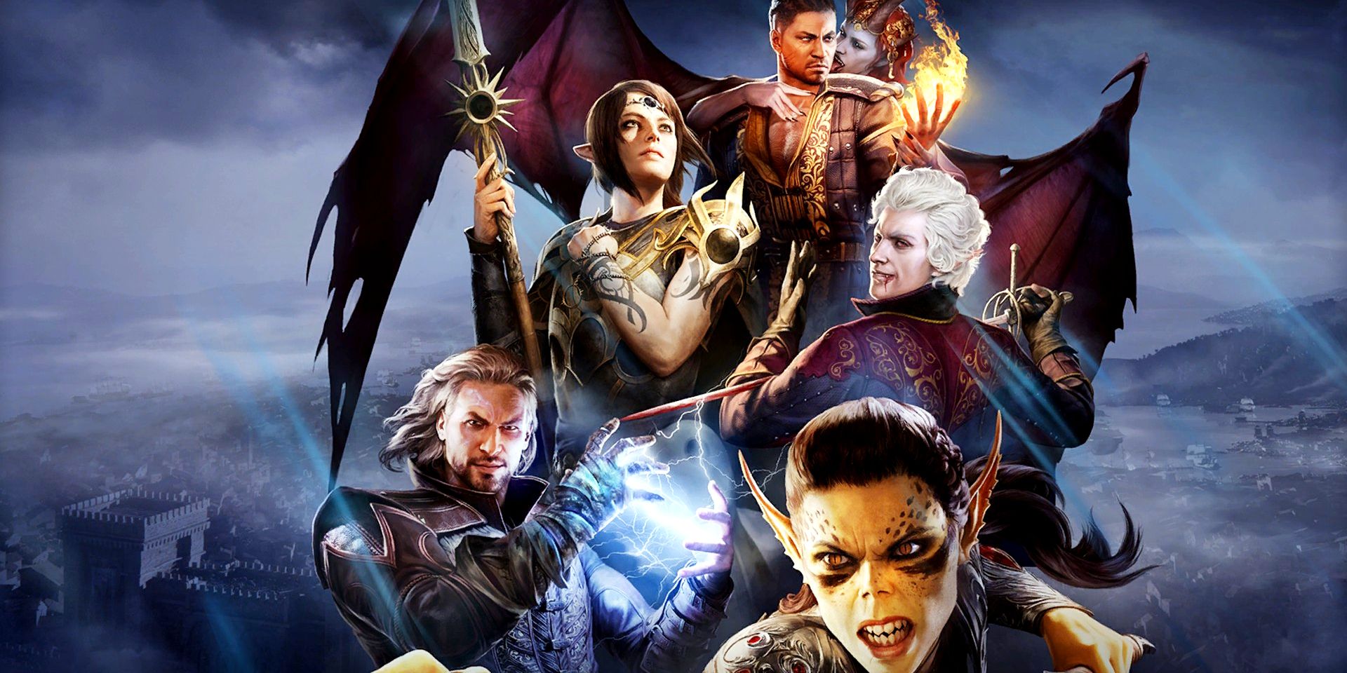 Baldur's Gate 3 promo image with the companions.