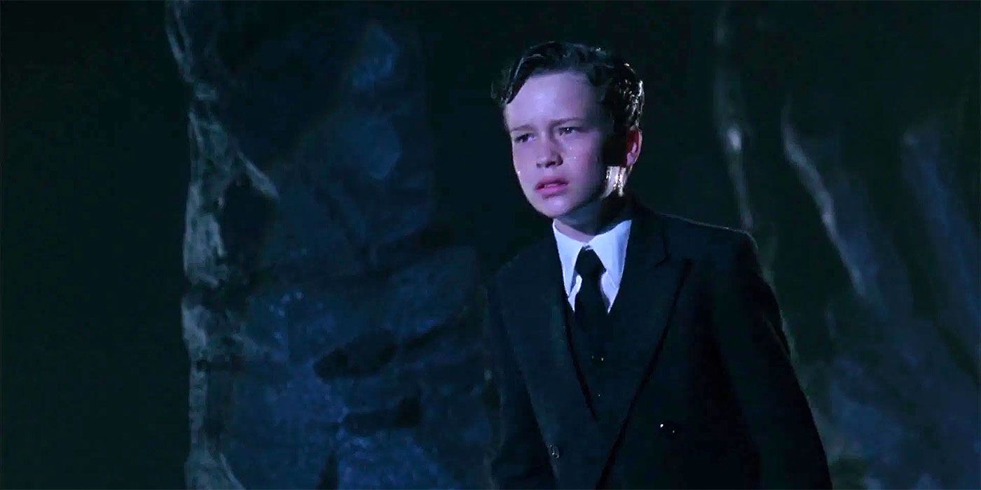 Ramsey Ellis as young Bruce Wayne in Batman Forever