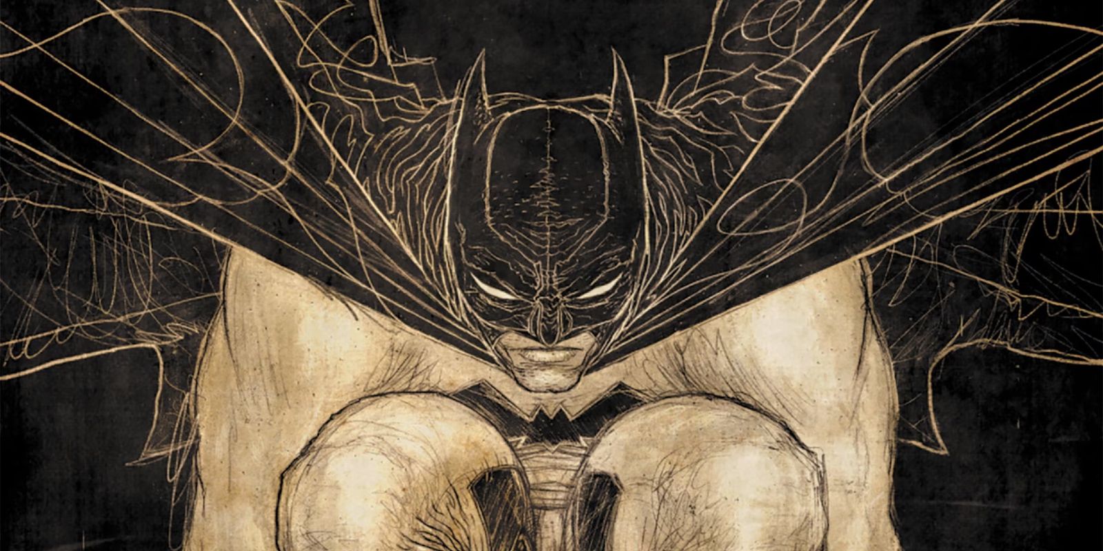 Batman in Batman: Gargoyle of Gotham sketched by artist Rafael Grampa.