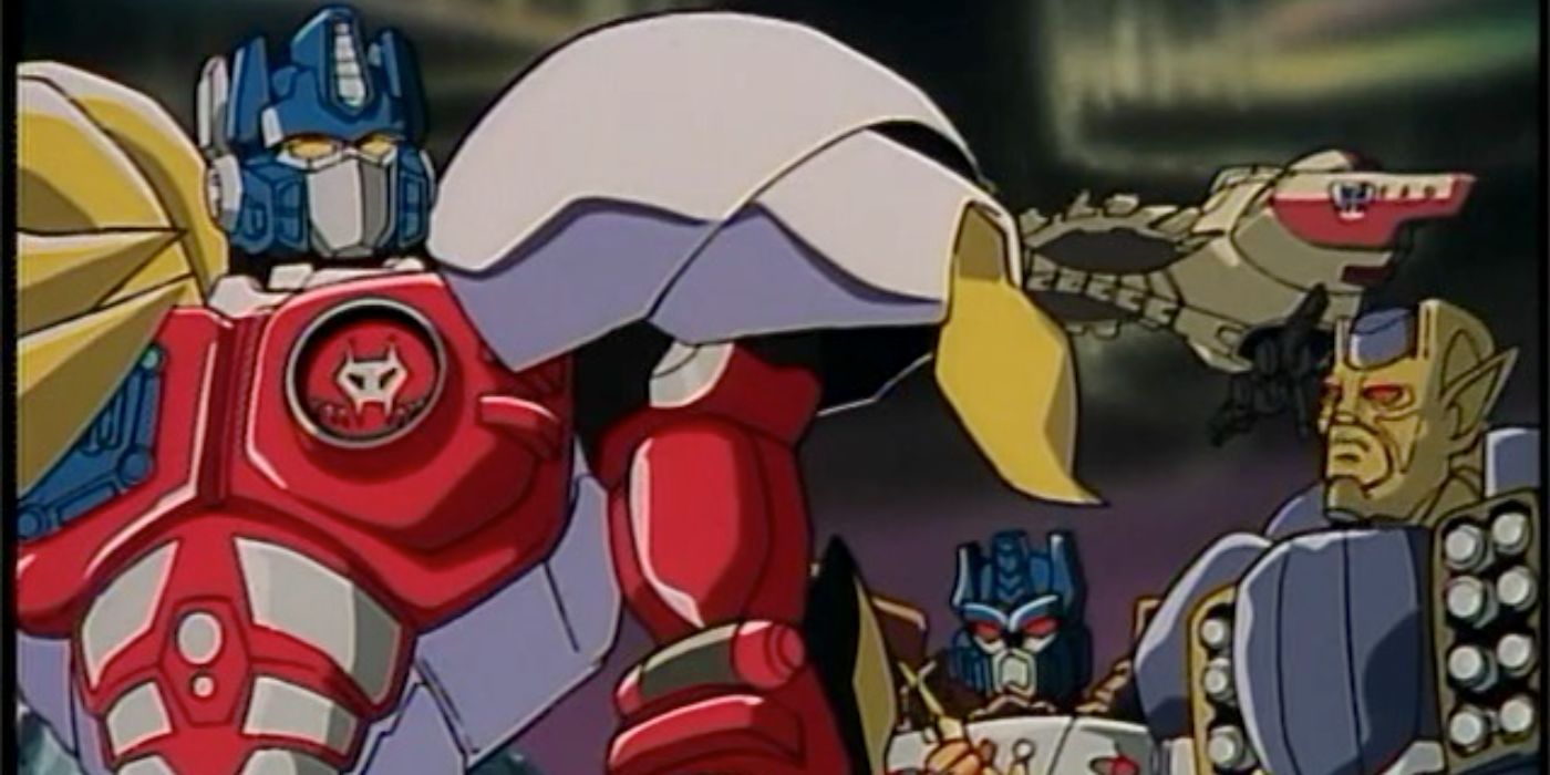 Lio Convoy and the Maximals in Beast Wars II: Super Life-Form Transformers