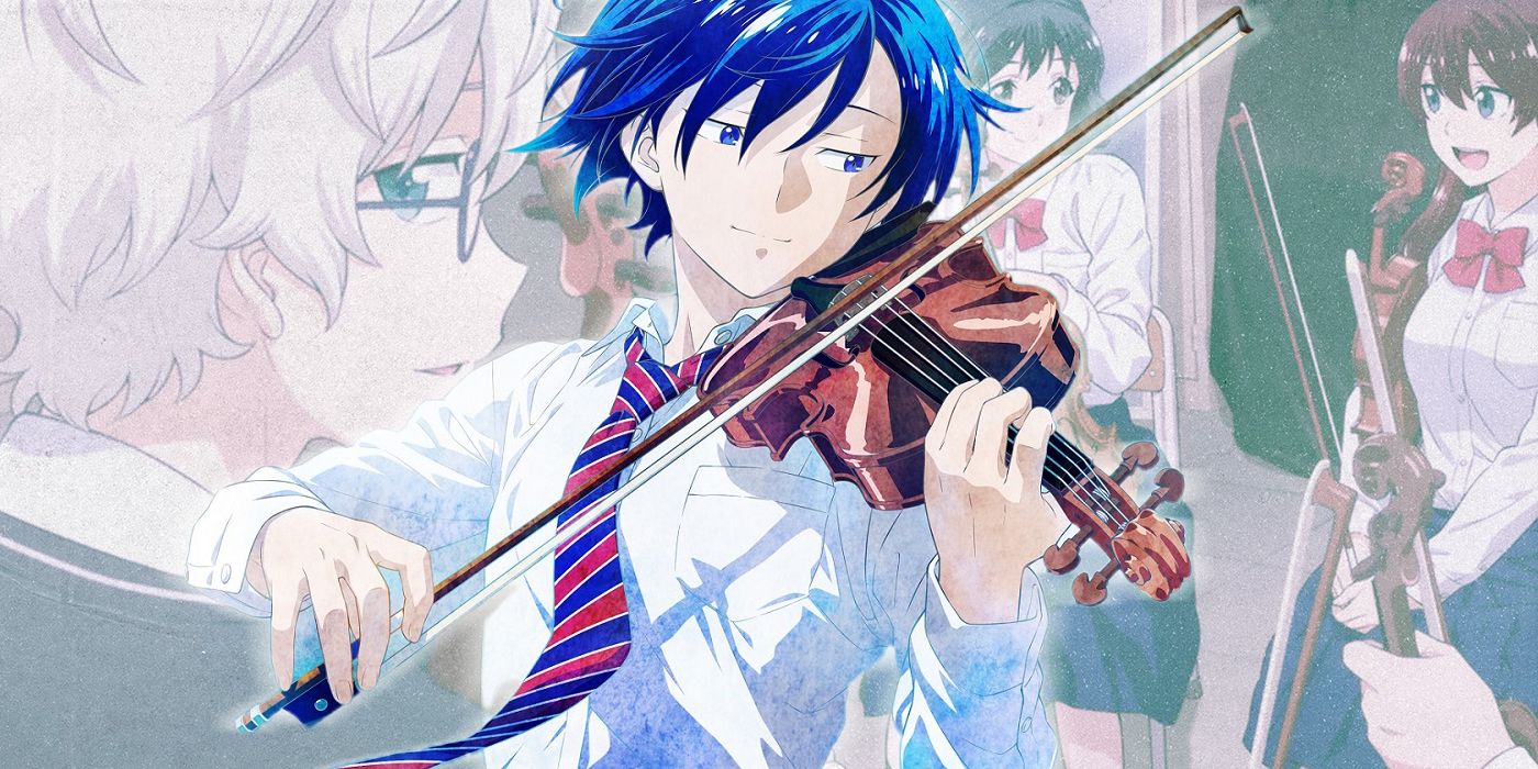 Download 4K Anime IPhone Guy Playing Violin Wallpaper | Wallpapers.com